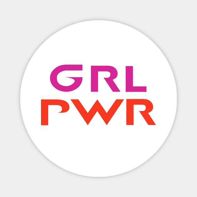 GRL PWR Magnet by Utopic Slaps